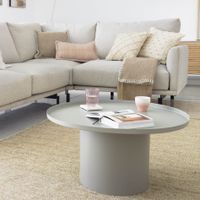 Kave Home Ronde Salontafel 'Fleksa' 72cm, kleur Grijs