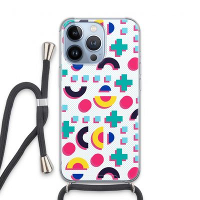 8-bit N°2: iPhone 13 Pro Transparant Hoesje met koord