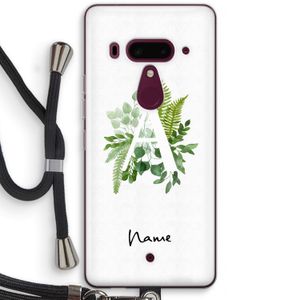 Green Brush: HTC U12+ Transparant Hoesje met koord