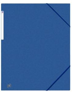 Elastomap Oxford Top File+ A3 3 kleppen 390gr blauw