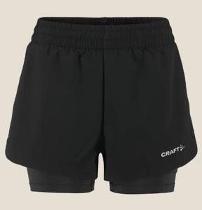 Craft Essence 2-in-1 shorts zwart dames XL