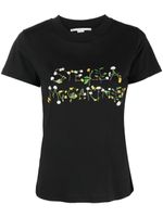 Stella McCartney t-shirt à logo imprimé - Noir