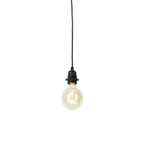 QAZQA Moderne hanglamp zwart dimbaar - Cava Luxe 1