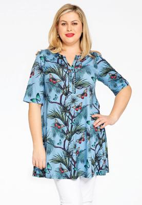 Yoek Tuniek wide bottom PAPILLON | Blauw | Maat 50/52