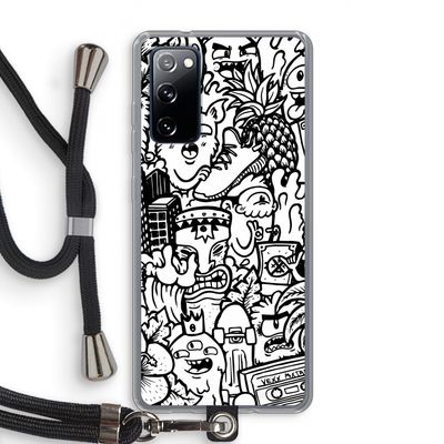 Vexx Mixtape #2: Samsung Galaxy S20 FE / S20 FE 5G Transparant Hoesje met koord