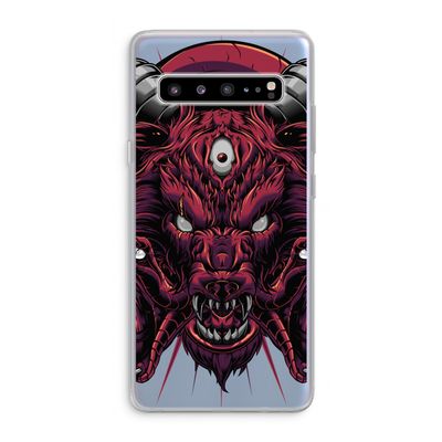 Hell Hound and Serpents: Samsung Galaxy S10 5G Transparant Hoesje