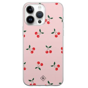 iPhone 14 Pro Max siliconen hoesje - Kersjes