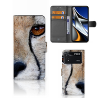Xiaomi Poco X4 Pro 5G Telefoonhoesje met Pasjes Cheetah - thumbnail