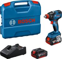 Bosch Blauw GDX 18V-200 Professional | Accu-slag(moer)schroevendraaier | 2 x 4.0 Ah accu + snellader | In L-Case - 06019J2206
