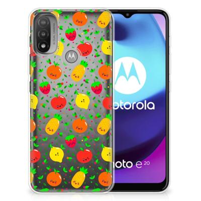 Motorola Moto E20 | E40 | Siliconen Case | Fruits