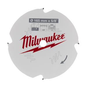 Milwaukee CSB P FC 165 x 5 / 8 x 1.8 x 4D - 1 pc Cirkelzaagblad vezelplaat 160 x 5/8 x 1,8 D 4T +10° - 4932493217