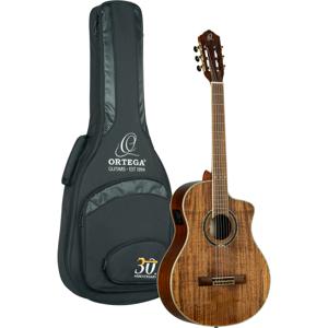 Ortega 30th Anniversary Series RCE30TH-ACA Guitar elektrisch-akoestische klassieke gitaar met gigbag