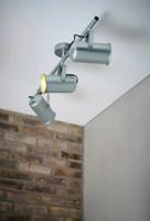 Gegalvaniseerde plafondlamp met 3 verstelbare kappen E27 fitting &apos;Nordlux porter&apos;