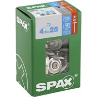 SPAX 4577000450257 Spengler-schroef 4.5 mm 25 mm T-STAR plus RVS A2 75 stuk(s) SPAX 4577000450257 Spengler-schroef 4.5 mm 25 mm T-STAR plus RVS A2 75 stuk(s)