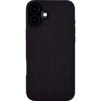 JT Berlin SilikonCase Steglitz Backcover Apple iPhone 16 Zwart Inductieve lading, MagSafe compatible