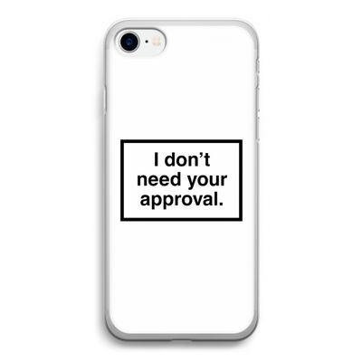 Don't need approval: iPhone SE 2020 Transparant Hoesje