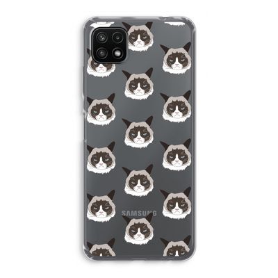 It's a Purrr Case: Samsung Galaxy A22 5G Transparant Hoesje