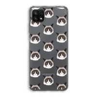It's a Purrr Case: Samsung Galaxy A22 5G Transparant Hoesje