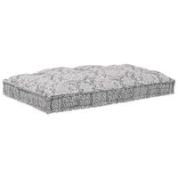 VidaXL Modulair bank lichtgrijs 120 x 80 x 12 cm stof