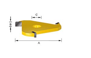 Makita Accessoires Groefmes HM 4.0mm - D-12061