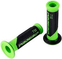 PROGRIP griffgummi "732" rubber grip 732 gn/sw 125mm open.fluo