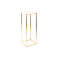 HV Metalen Podium Tafel Goud- 30x30x80cm