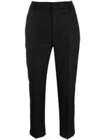 DONDUP pantalon de tailleur courte à taille basse - Noir