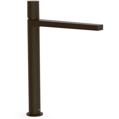 Wastafelkraan Tres Project | Opbouw | Mengkraan | Hoog model | 1-knop | Rond | Zwart brons