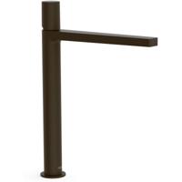Wastafelkraan Tres Project | Opbouw | Mengkraan | Hoog model | 1-knop | Rond | Zwart brons