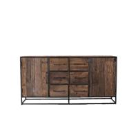 Giga Meubel - Dressoir Naturel - Hout / Metaal - 180cm - Dressoir Lio - thumbnail