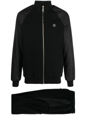 Philipp Plein survêtement à logo appliqué - Noir