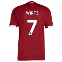 adidas Liverpool Wirtz 7 Thuisshirt Authentic 2025-2026