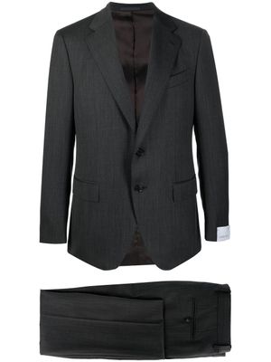 Caruso costume à veste à simple boutonnage - Noir