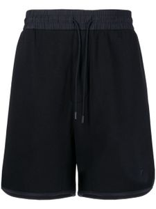 Emporio Armani short de sport à logo brodé - Bleu