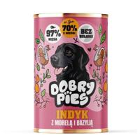 DOBRY PIES Turkey with apricot and basil - natvoer voor honden - 400g