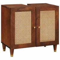 Wastafelkast met plank met opslag Bruin 62 x 33 x 58 cm