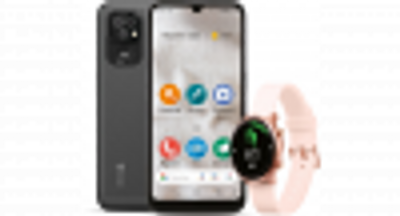 Doro 8100 4G Smartphone - 32GB (Inclusief Smartwatch - Roze)