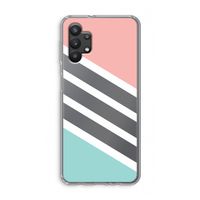 Strepen pastel: Samsung Galaxy A32 5G Transparant Hoesje