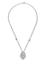 LEO PIZZO collier Crops en or blanc 18ct orné de diamants - Argent