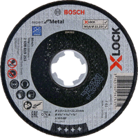 Bosch Accessoires X-LOCK Slijpschijf Expert for Metal 115x2.5x22.23mm, recht - 1 stuk(s) - 2608619253 - thumbnail
