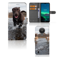 Nokia 1.4 Telefoonhoesje met Pasjes Honden Labrador - thumbnail