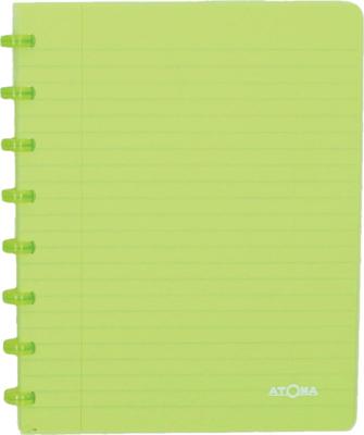 Atoma Trendy schrift, ft A5, 144 bladzijden, commercieel geruit, transparant groen