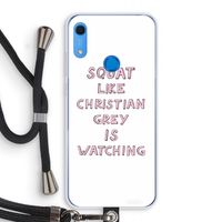 Christian Grey: Huawei Y6s Transparant Hoesje met koord
