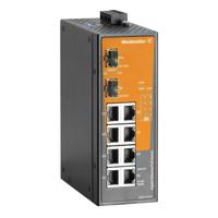 Weidmüller IE-SW-EL10-8GTPOE-2GESFP Industrial Ethernet Switch 10 / 100 / 1000 MBit/s PoE-functie