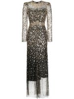 Jenny Packham Aura sequin-embellished gown - Noir - thumbnail