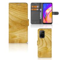 OPPO Reno5 Z | A94 5G | Book Style Case | Licht Hout
