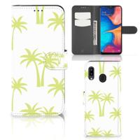 Samsung Galaxy A30 Hoesje Palmtrees