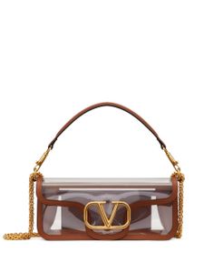 Valentino Garavani sac porté épaule à détail VLogo - Marron
