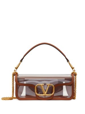 Valentino Garavani sac porté épaule à détail VLogo - Marron