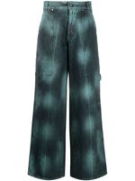 Stella McCartney jean ample à imprimé tie dye - Bleu - thumbnail